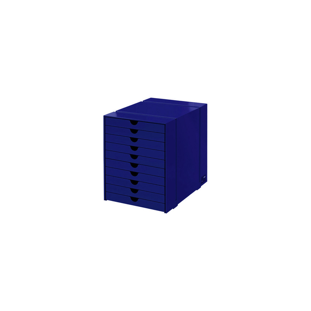 [재고보유] USM Inos Box Set C4 With 10 Closed Trays (Gentian Blue)