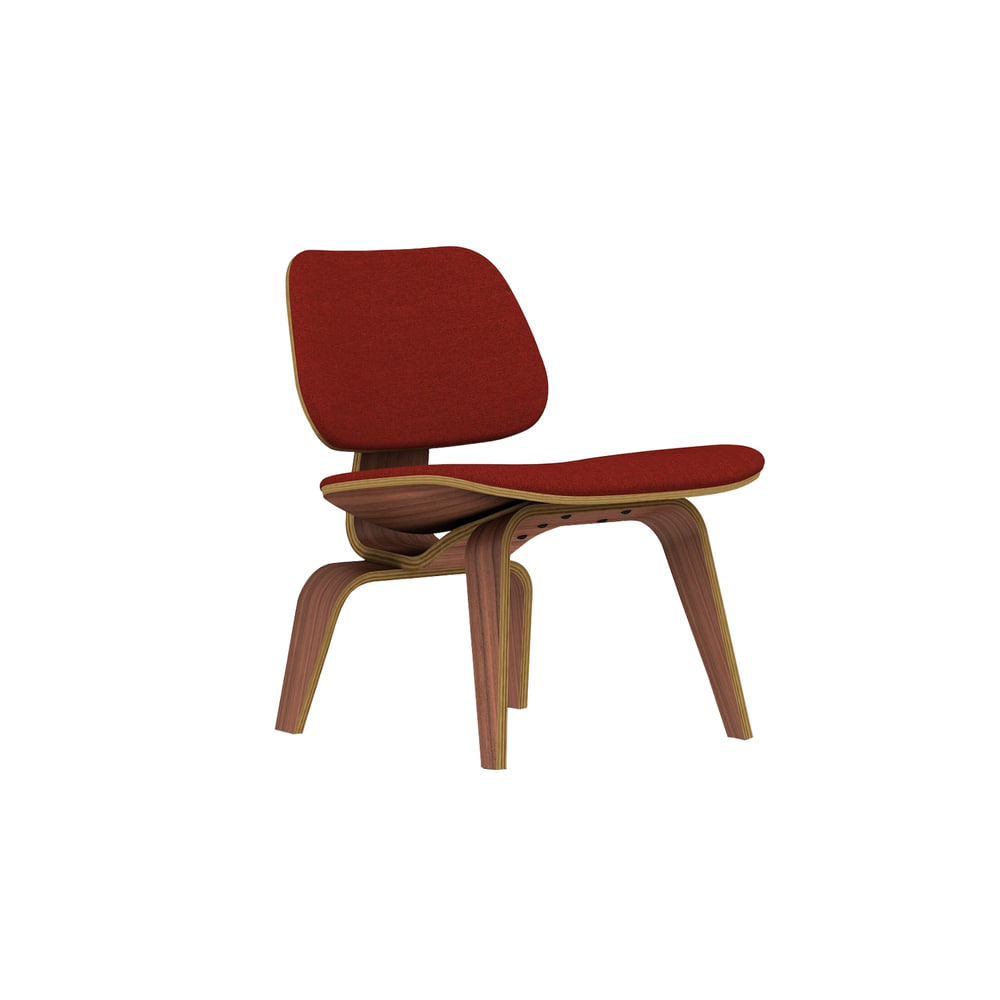 Eames Molded Plywood Lounge Chair, Wood Base (Alder)