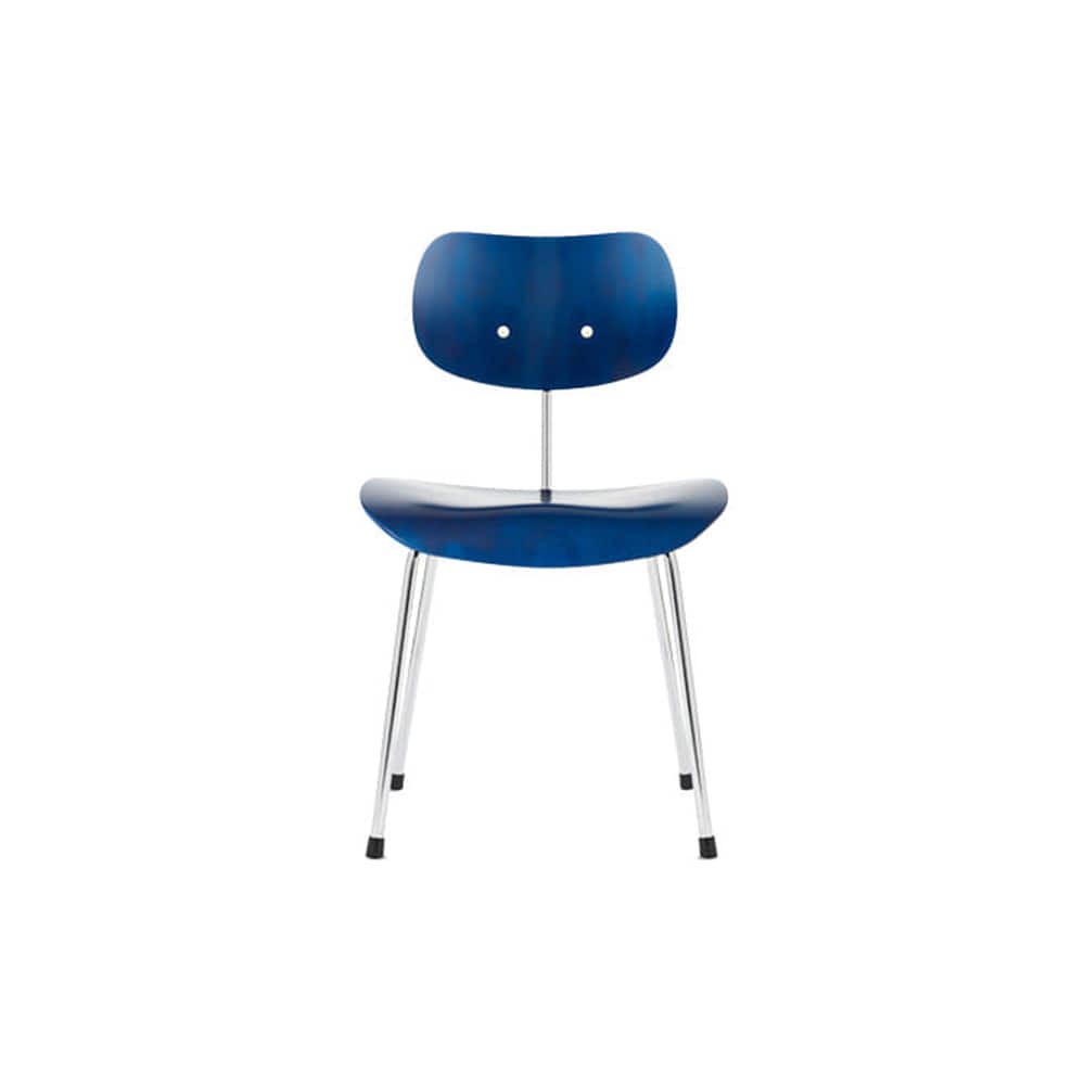 SE 68 Chair, Non-stackable (Blue Stained)
