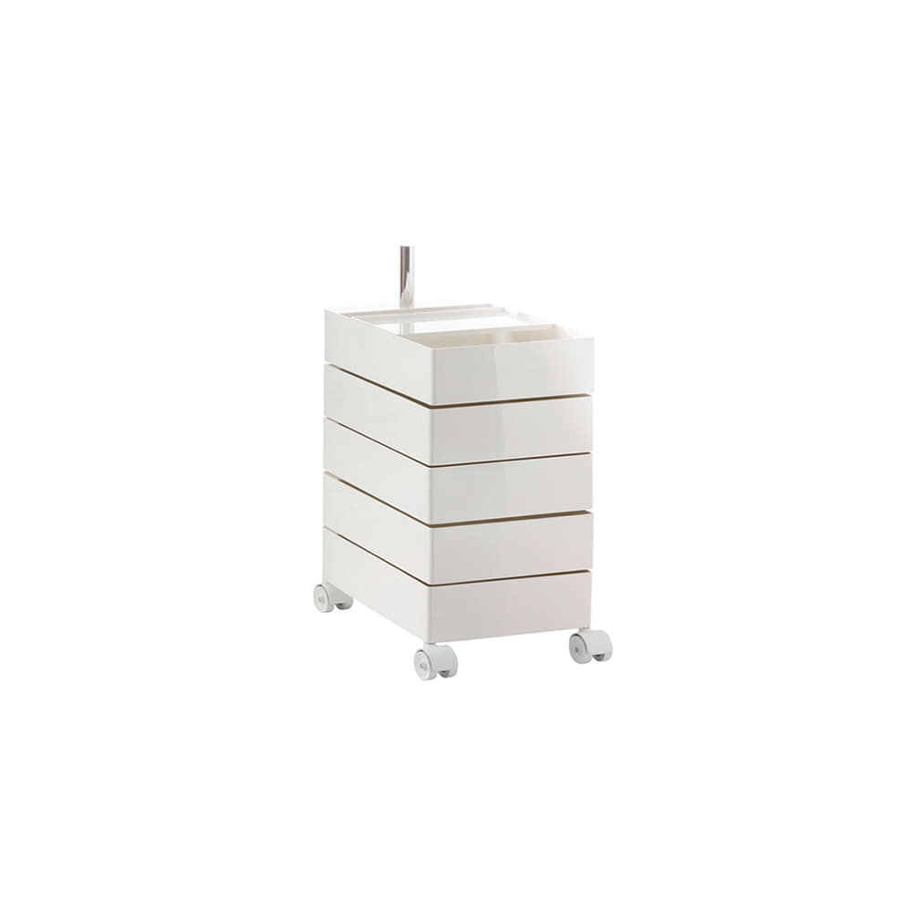 360° Container 5 Drawer (White)