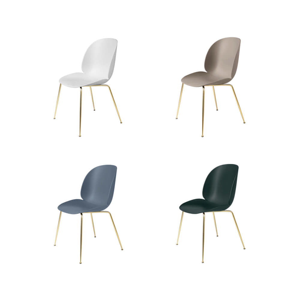 [빠른배송] Beetle Chair Brass Base 4개 SET (컬러선택가능)  새상품 45%