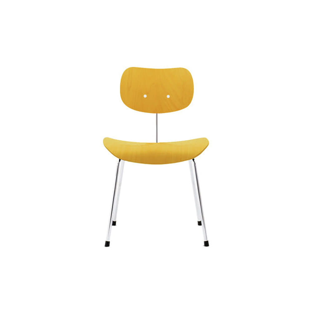 [재고보유] SE 68 Chair, Non-stackable (Yellow Stained)  새상품 20%