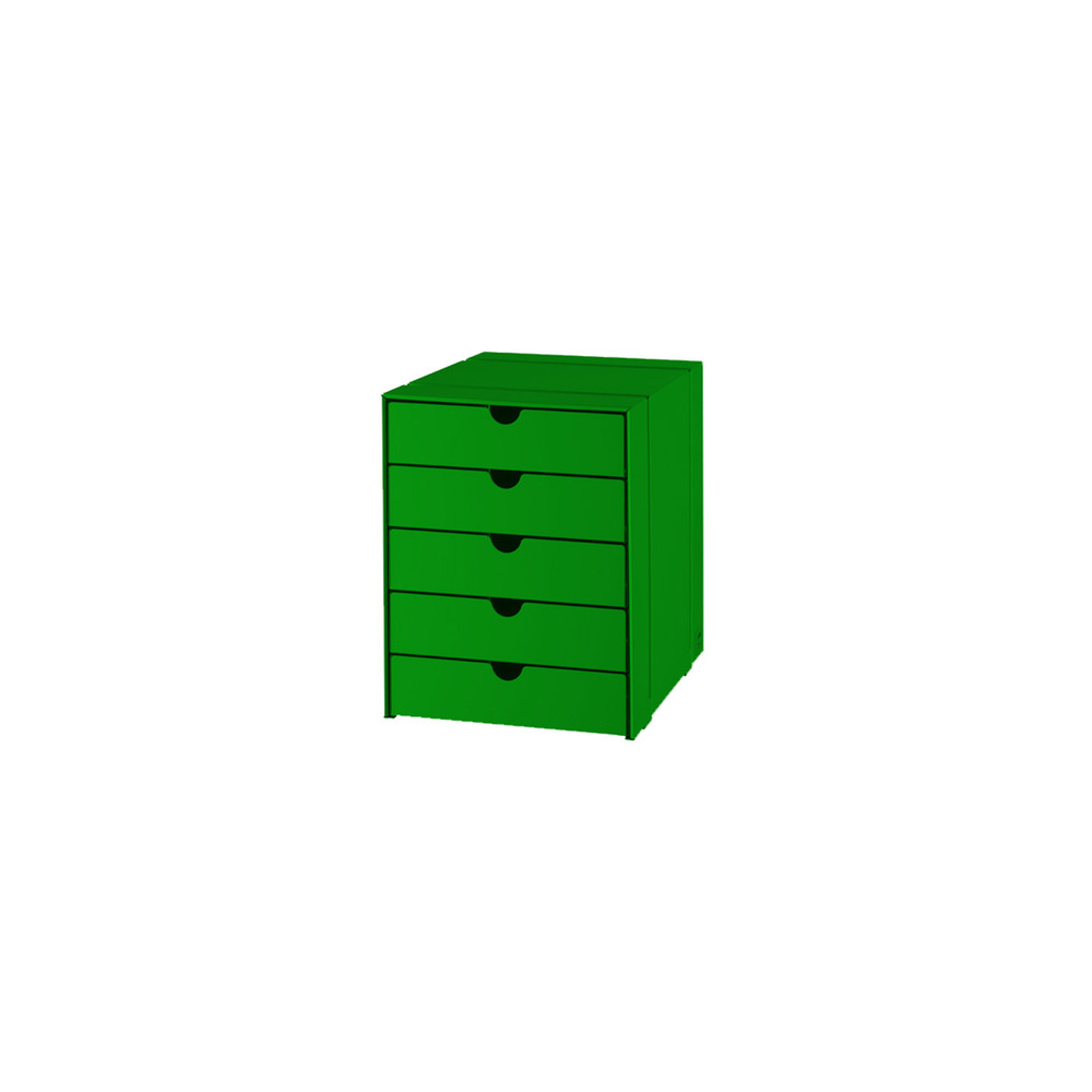 [재고보유] USM Inos Box Set C4 With 5 Closed Trays (Green)