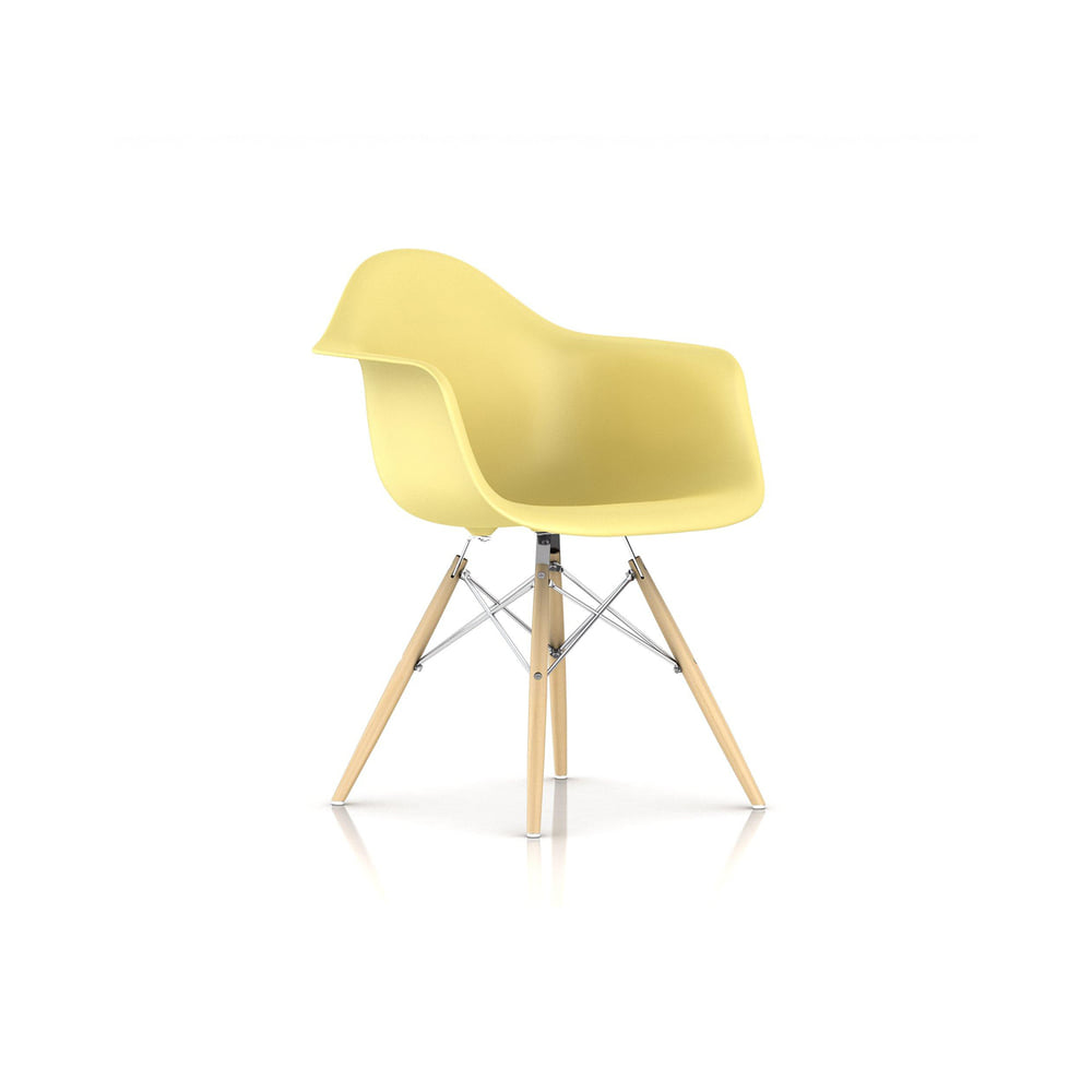 Eames Plastic Armchair, Dowel Base White ash (Pale Yellow)  전시품 30%