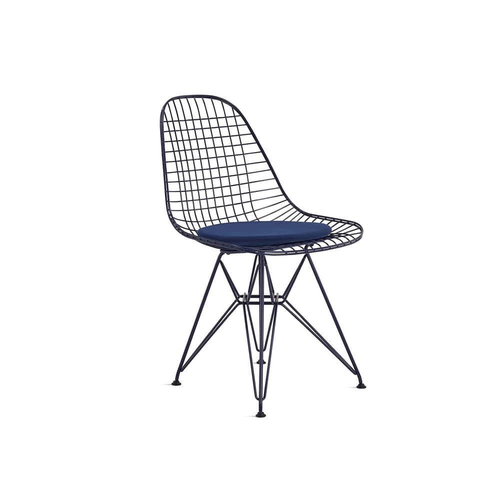[12월말 입고예정] Eames Wire Chair, Herman Miller x HAY (Black Blue)