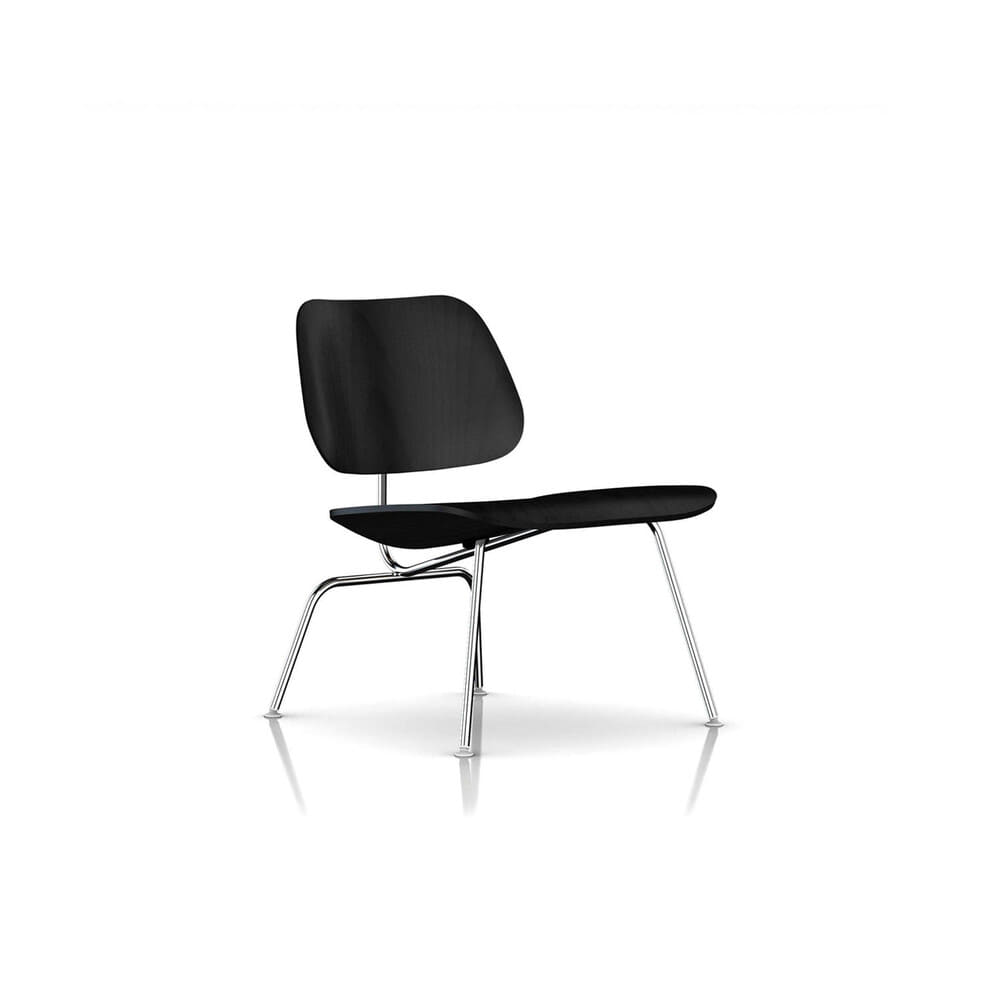 Eames Molded Plywood Lounge Chair (Black)