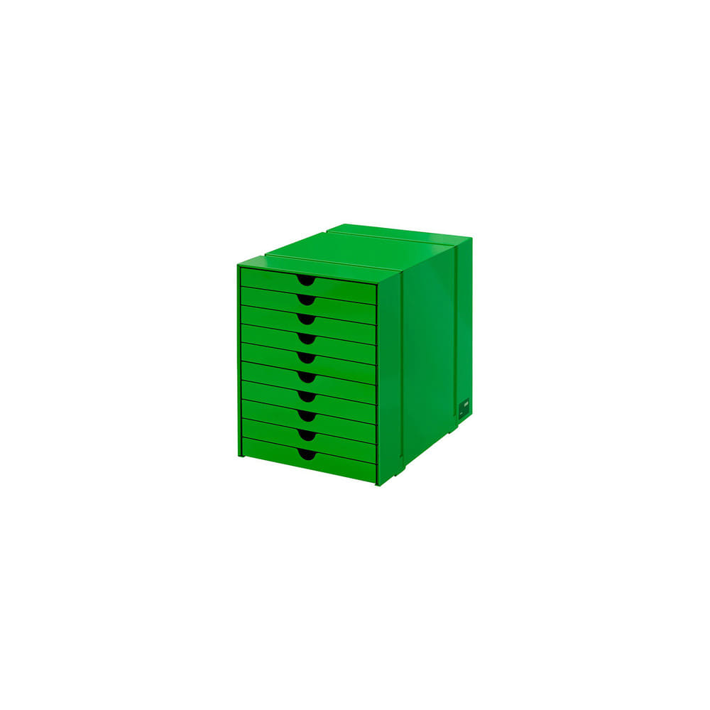 [7월초 입고예정] USM Inos Box Set C4 With 10 Closed Trays (Green)