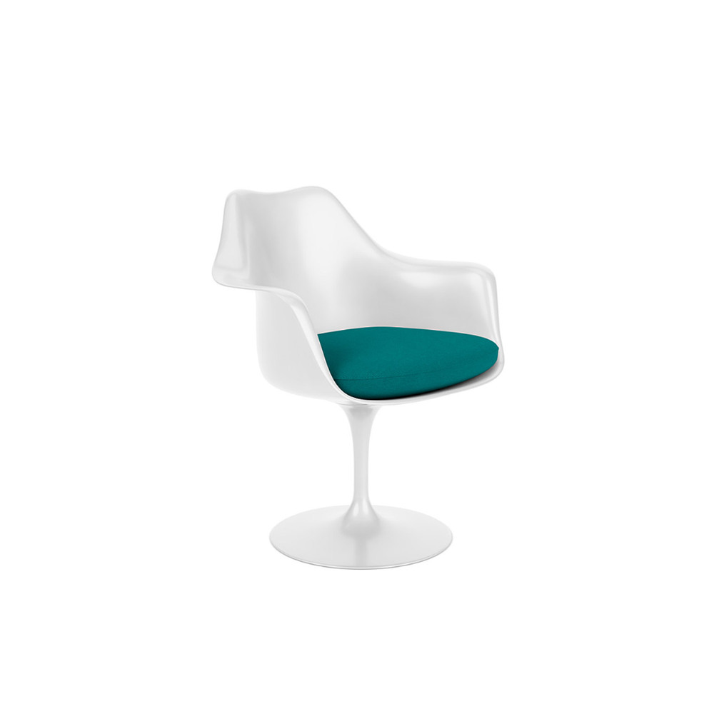 Tulip Chair Armchair, Swivel (Journey, Aqua)  전시품 30%