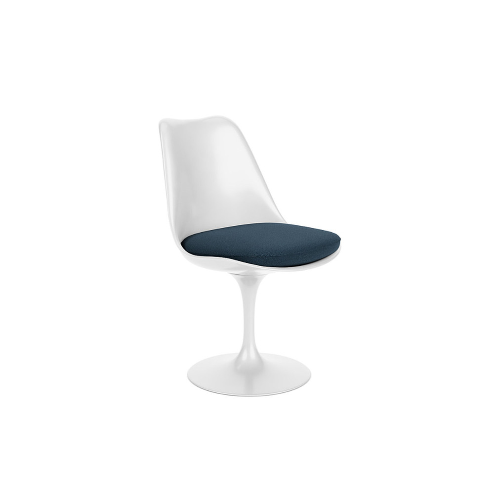 Tulip chair Armless, Swivel (Hourglass, Indigo)  전시품 30%
