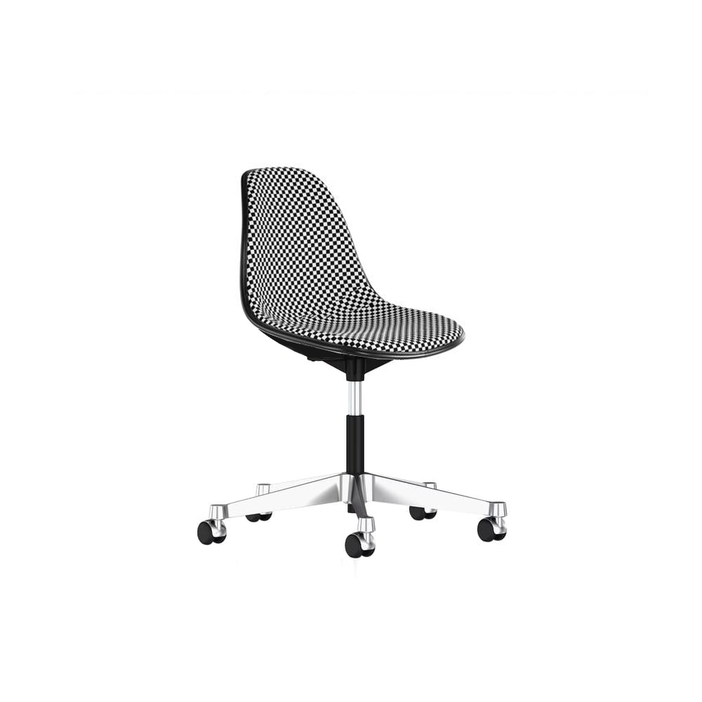 Eames Task Side Chair (Checker Black/White)