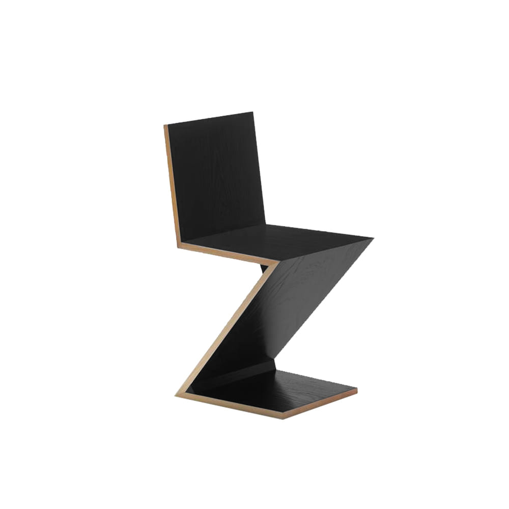 Zig-Zag Chair (Black)